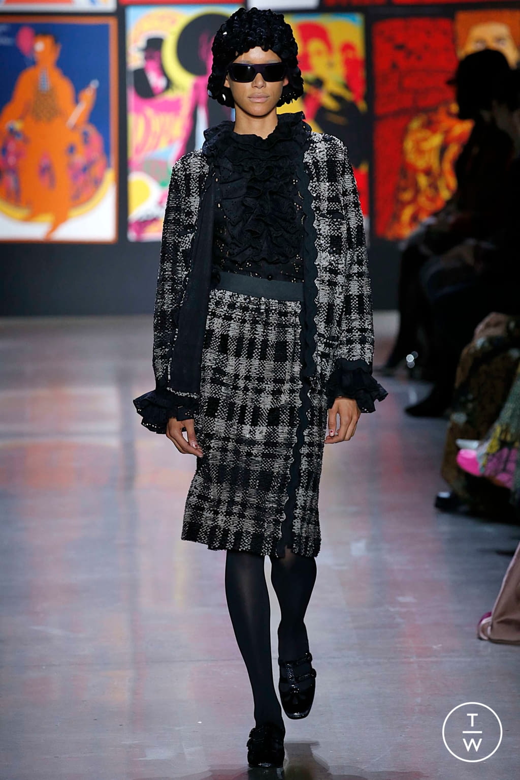 Fashion Week New York Fall/Winter 2019 look 46 from the Anna Sui collection womenswear