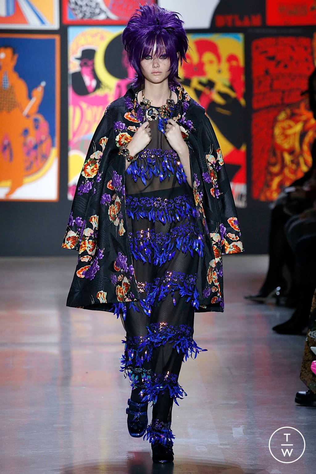 Fashion Week New York Fall/Winter 2019 look 48 de la collection Anna Sui womenswear