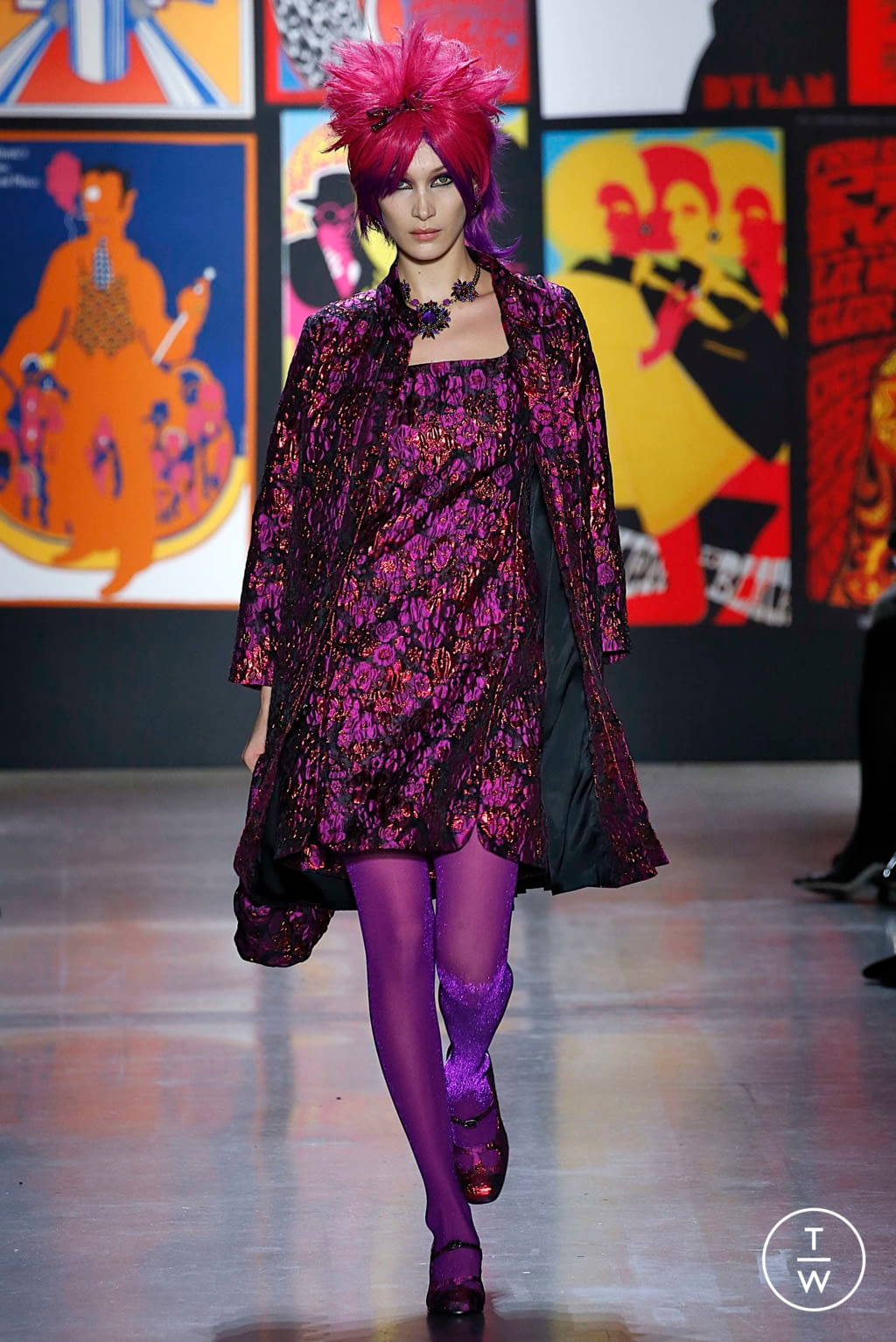 Fashion Week New York Fall/Winter 2019 look 51 de la collection Anna Sui womenswear