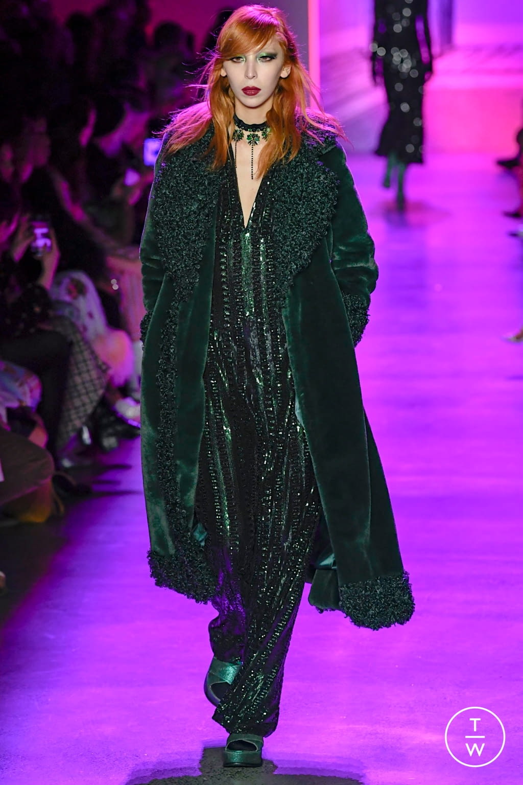 Fashion Week New York Fall/Winter 2020 look 46 from the Anna Sui collection womenswear
