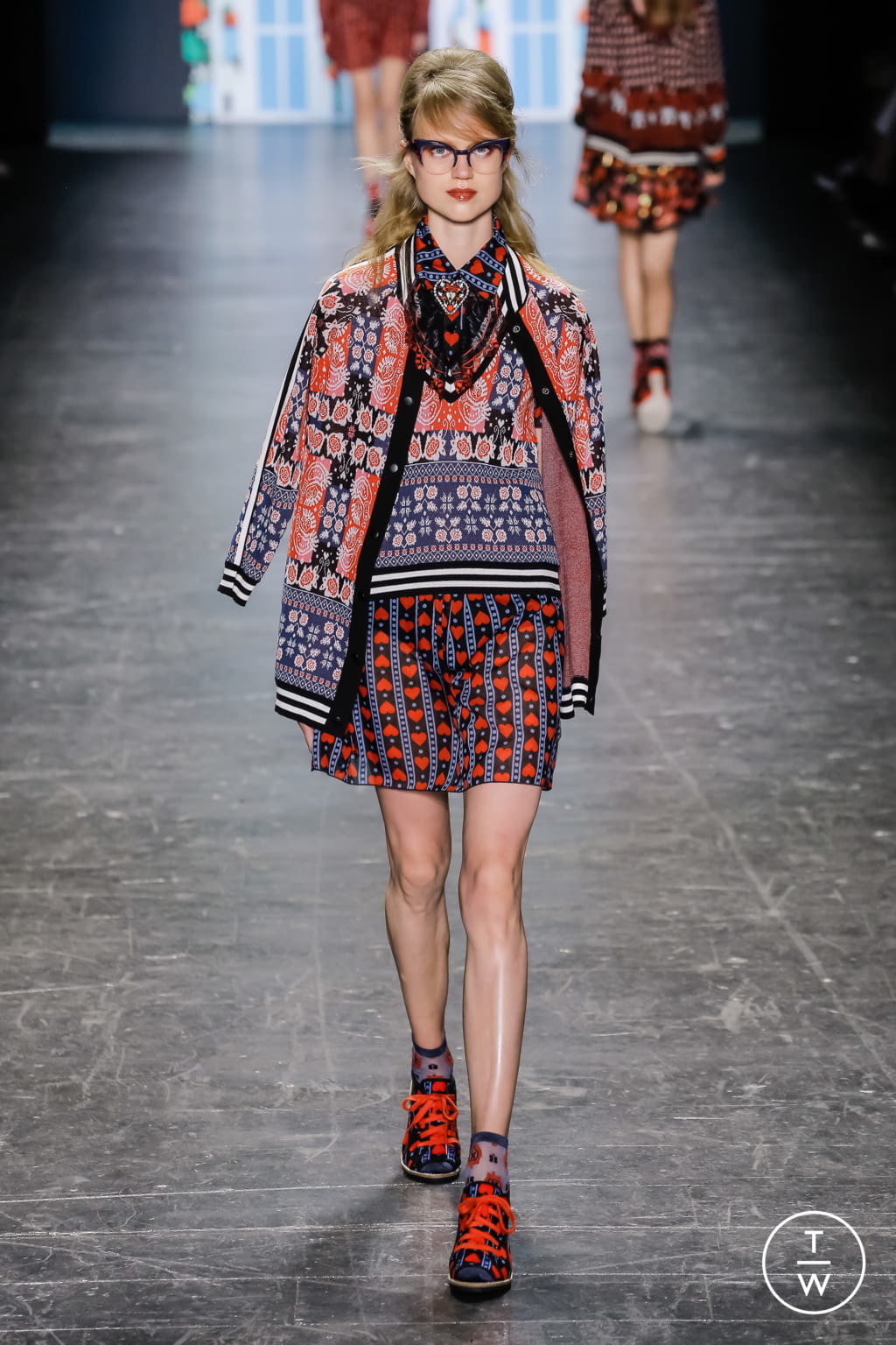Fashion Week New York Spring/Summer 2017 look 15 from the Anna Sui collection womenswear