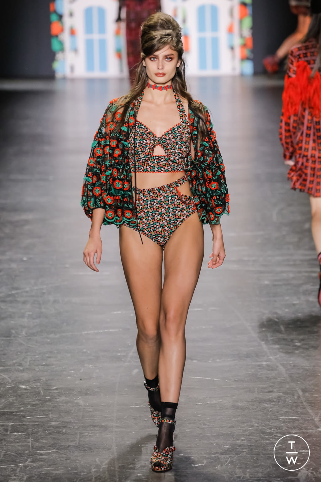 Fashion Week New York Spring/Summer 2017 look 17 de la collection Anna Sui womenswear
