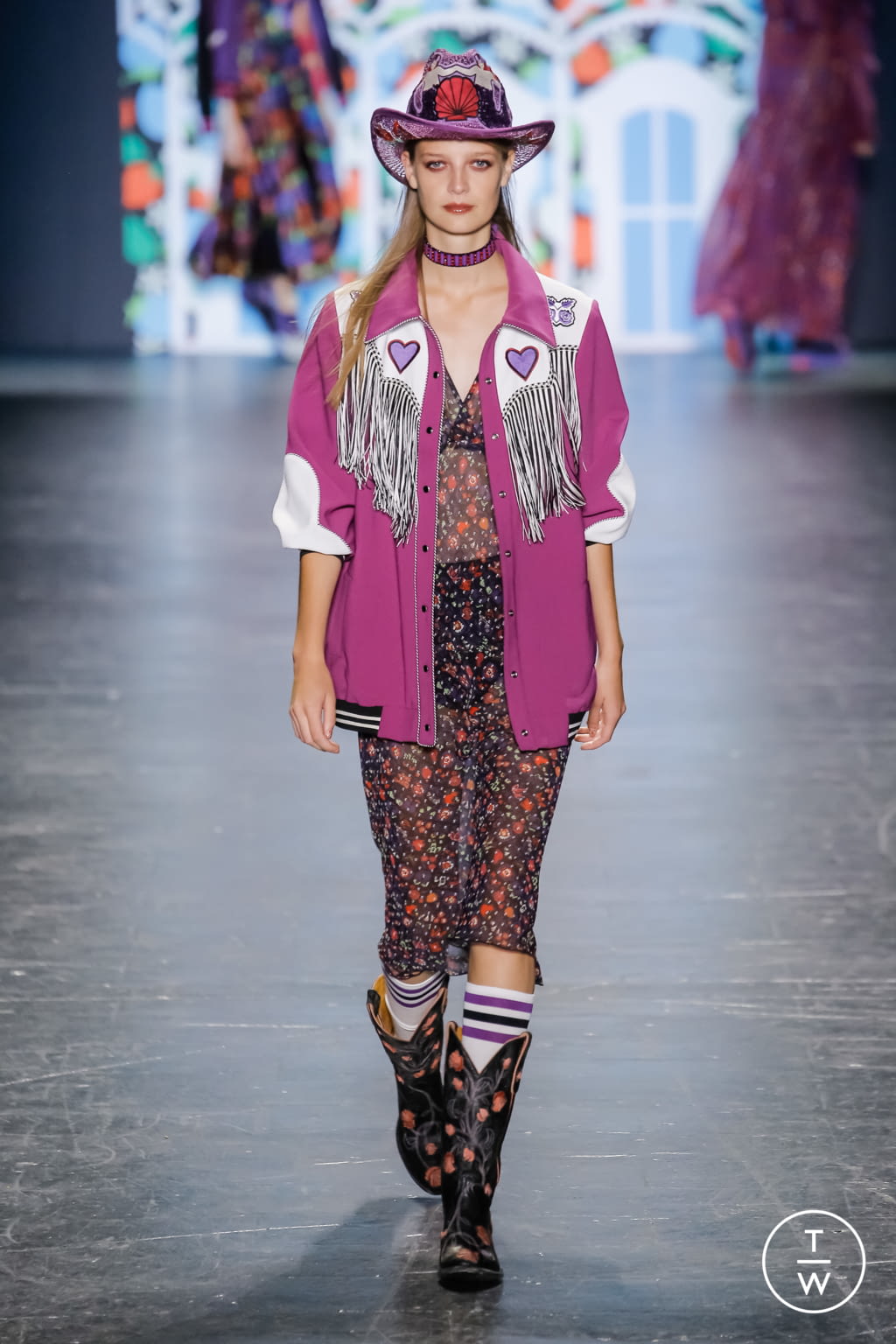 Fashion Week New York Spring/Summer 2017 look 22 de la collection Anna Sui womenswear