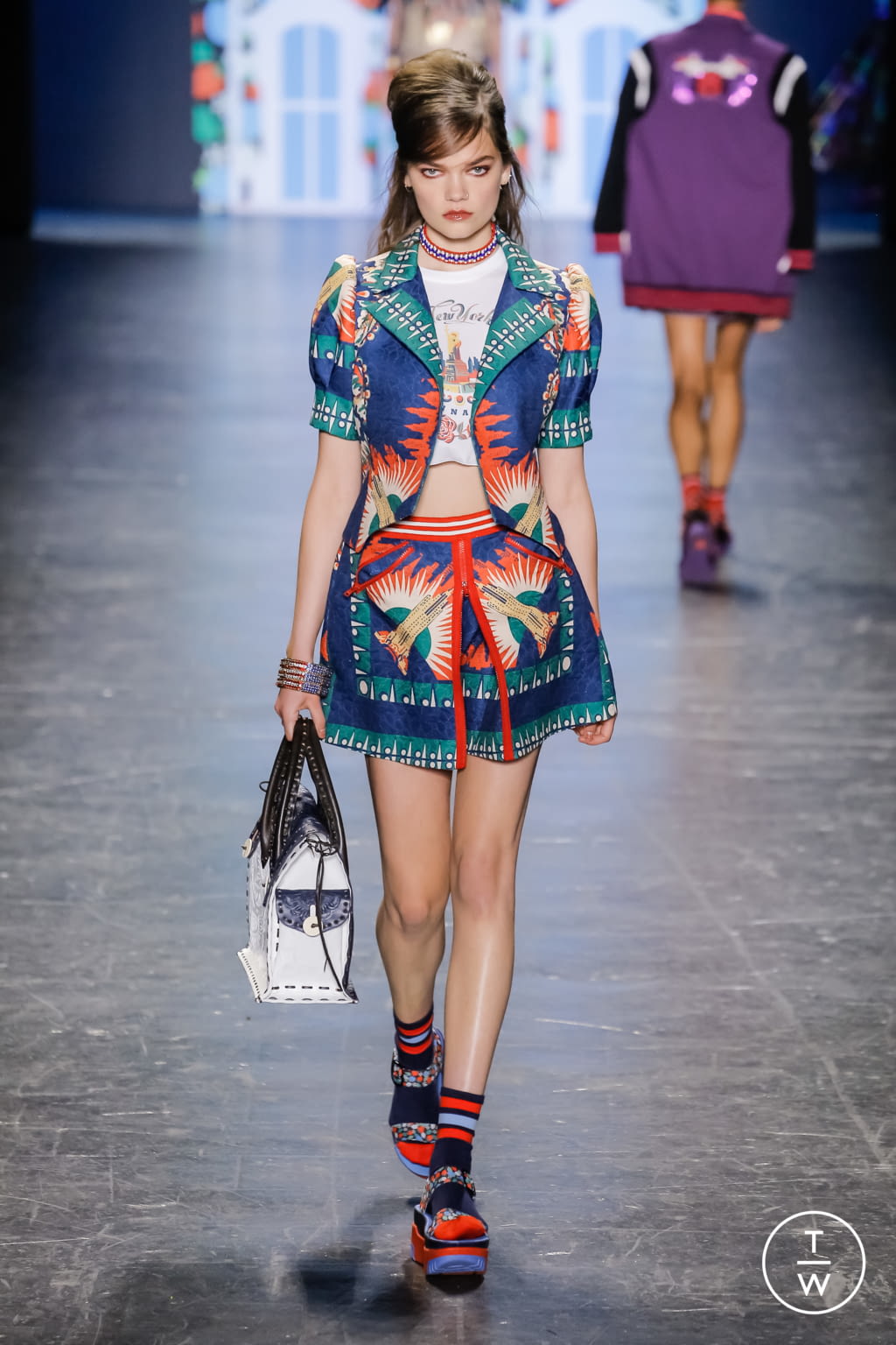 Fashion Week New York Spring/Summer 2017 look 25 de la collection Anna Sui womenswear