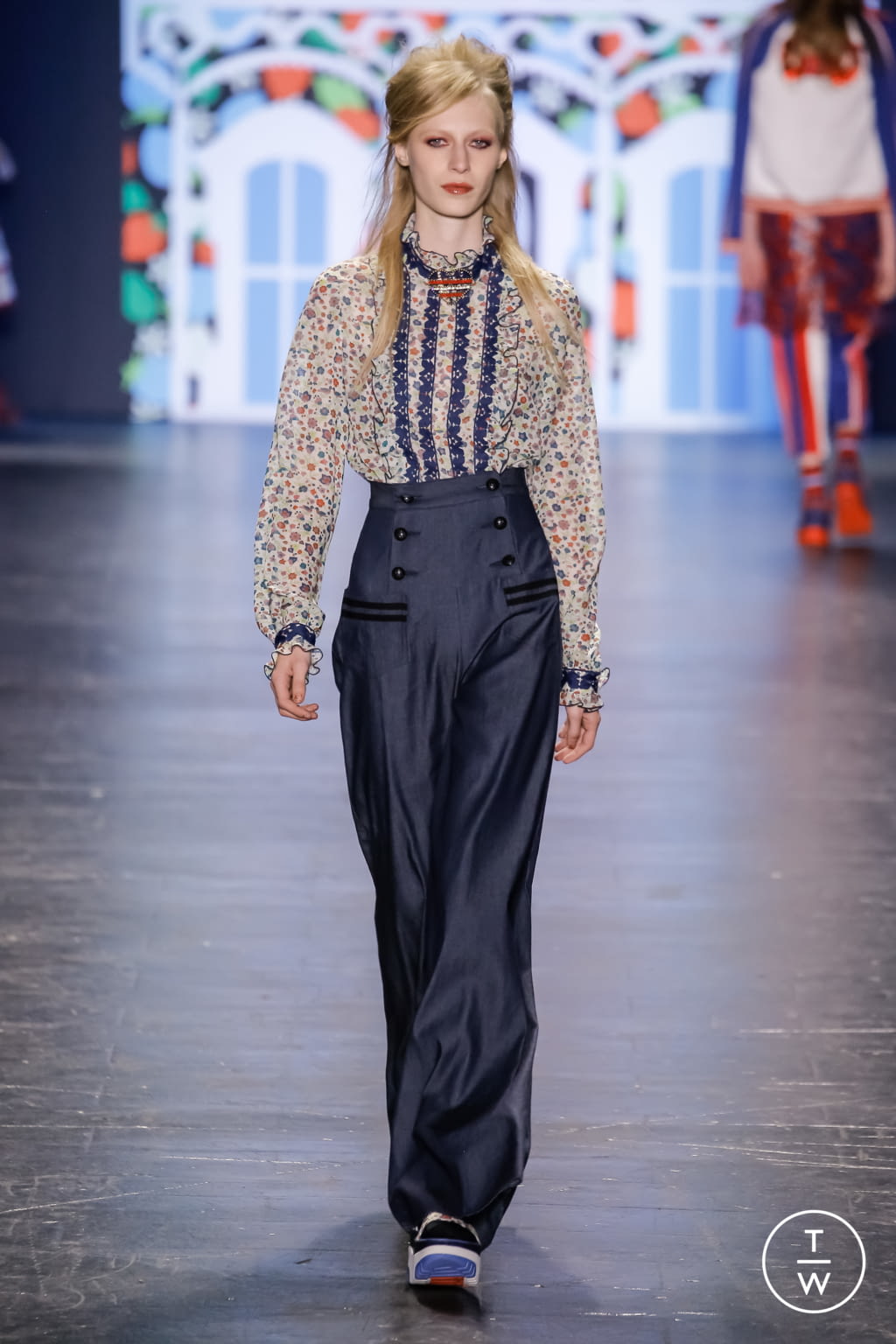 Fashion Week New York Spring/Summer 2017 look 32 de la collection Anna Sui womenswear