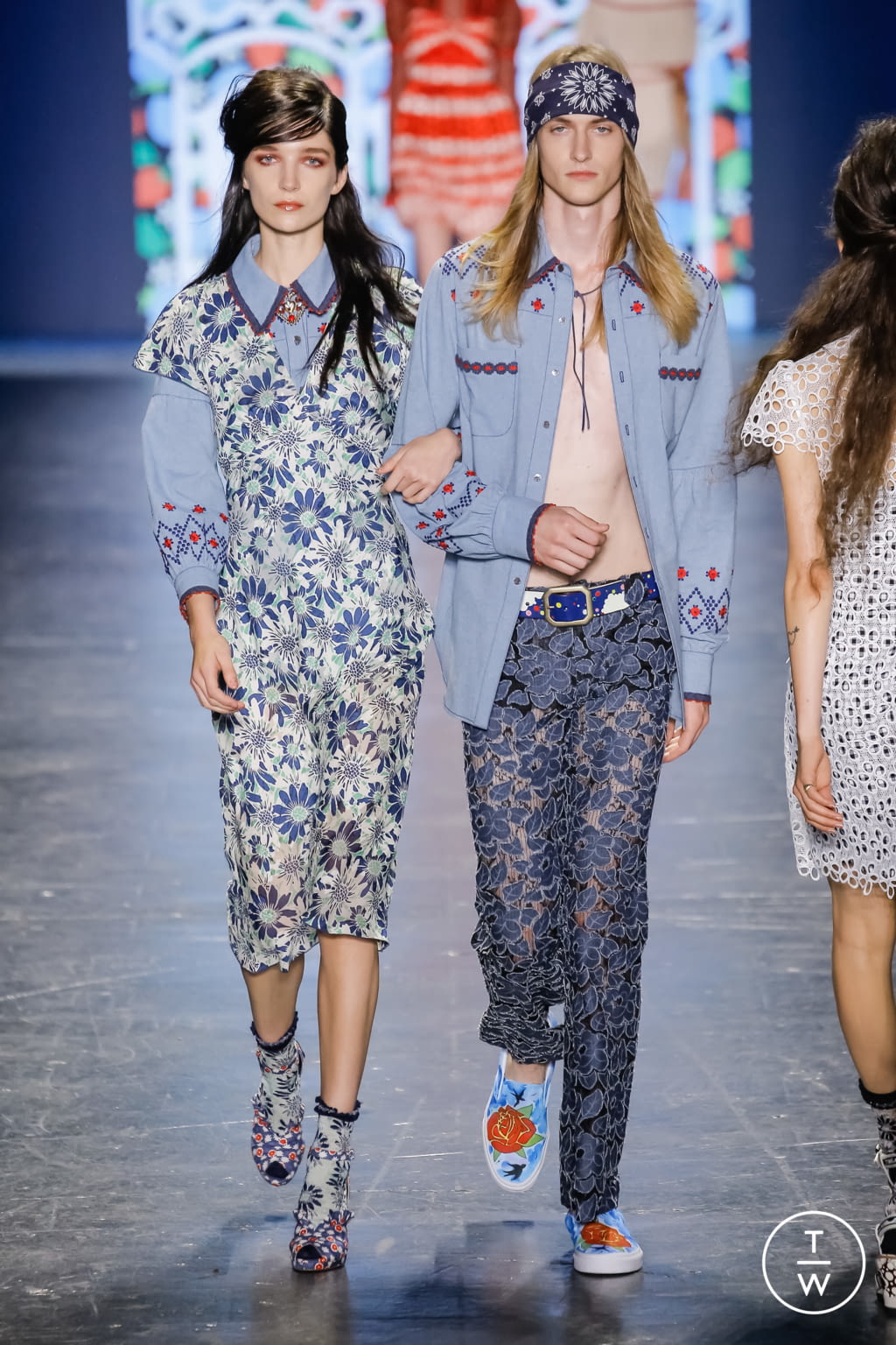 Fashion Week New York Spring/Summer 2017 look 35 de la collection Anna Sui womenswear
