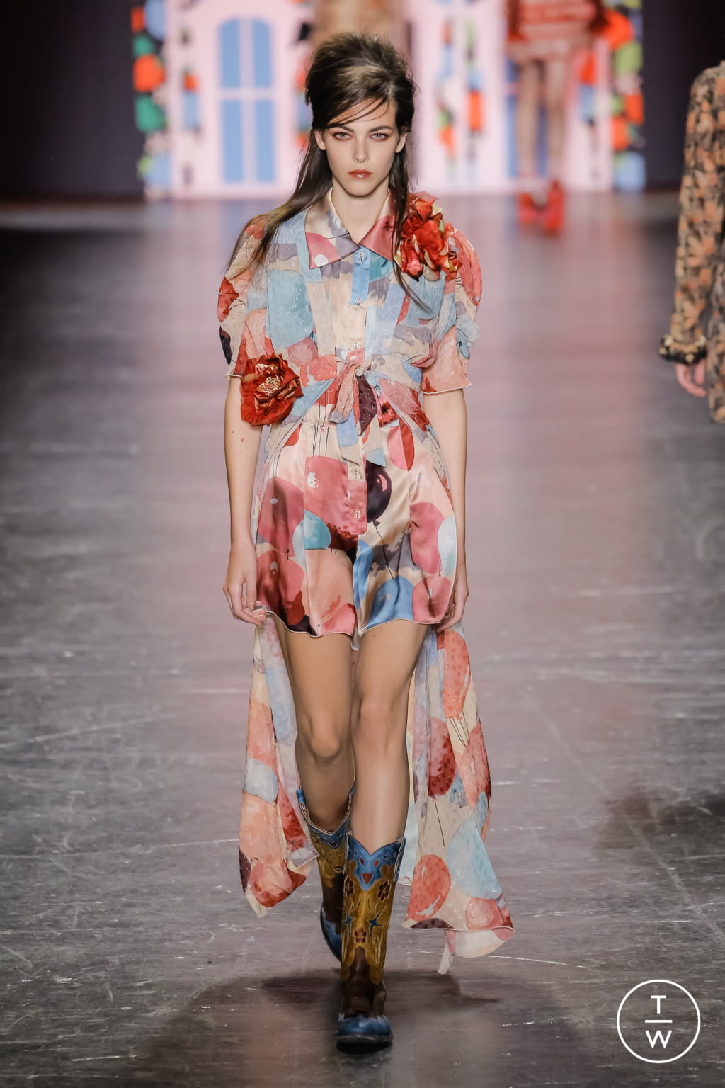 Fashion Week New York Spring/Summer 2017 look 38 from the Anna Sui collection womenswear