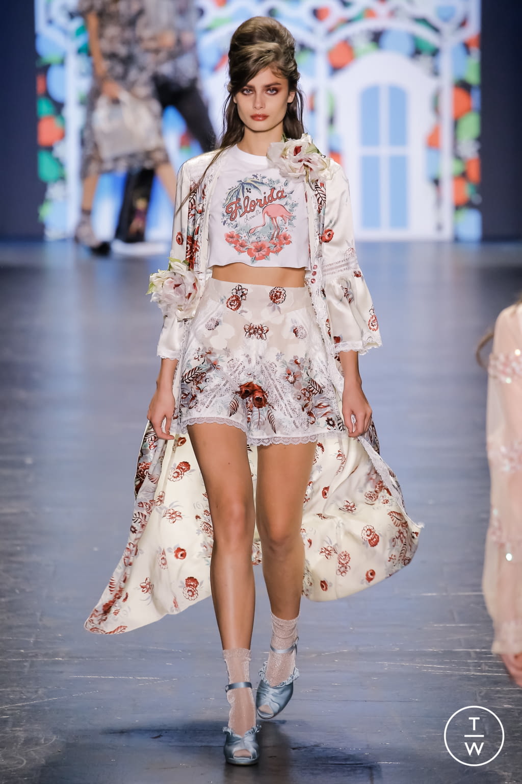 Fashion Week New York Spring/Summer 2017 look 42 from the Anna Sui collection 女装