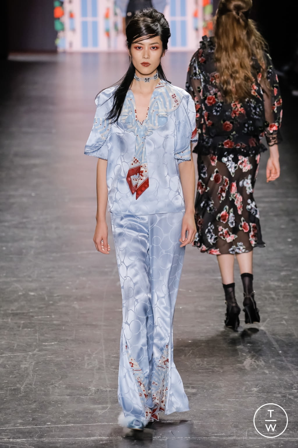 Fashion Week New York Spring/Summer 2017 look 46 from the Anna Sui collection womenswear