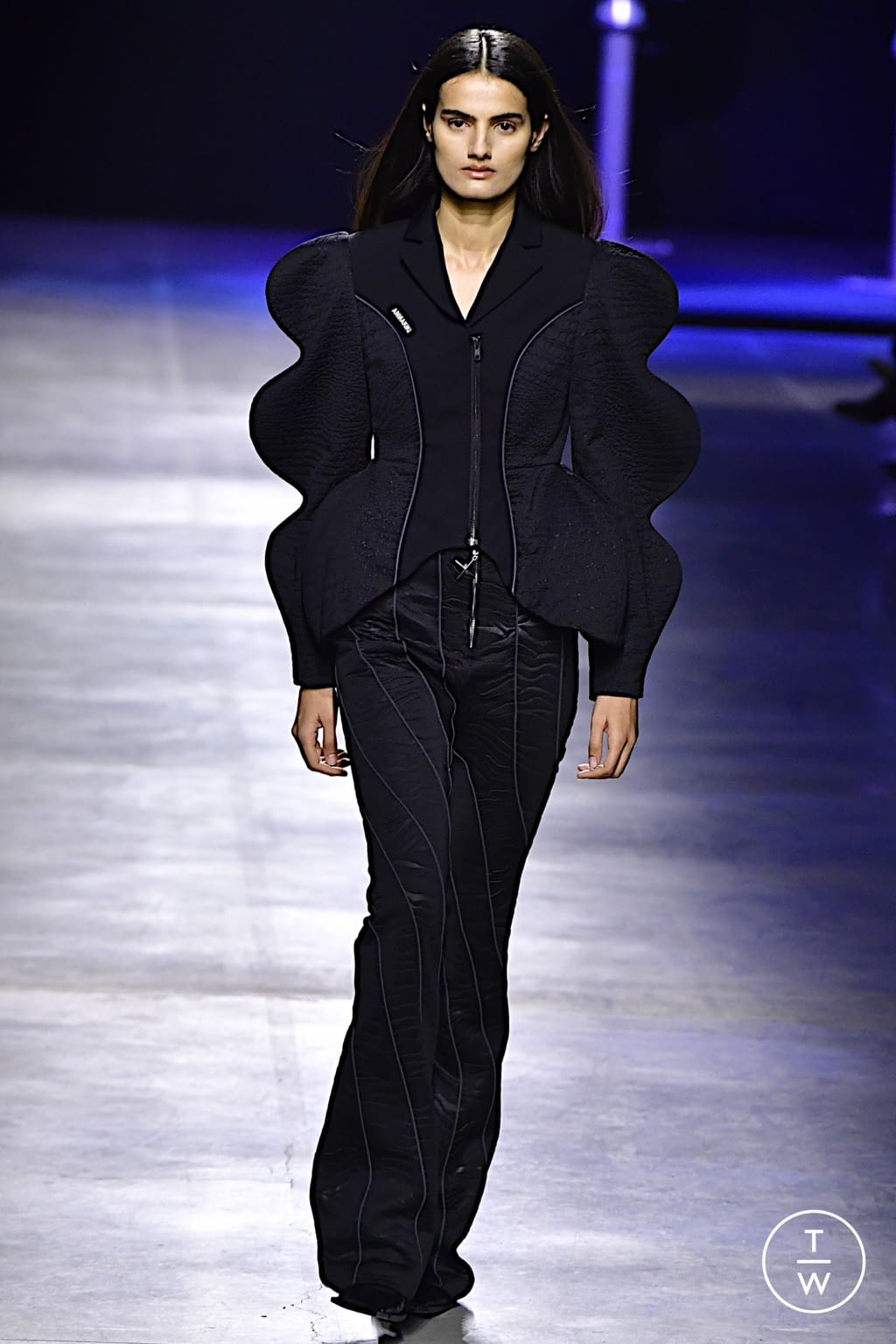 Fashion Week Milan Fall/Winter 2022 look 7 from the Annakiki collection 女装