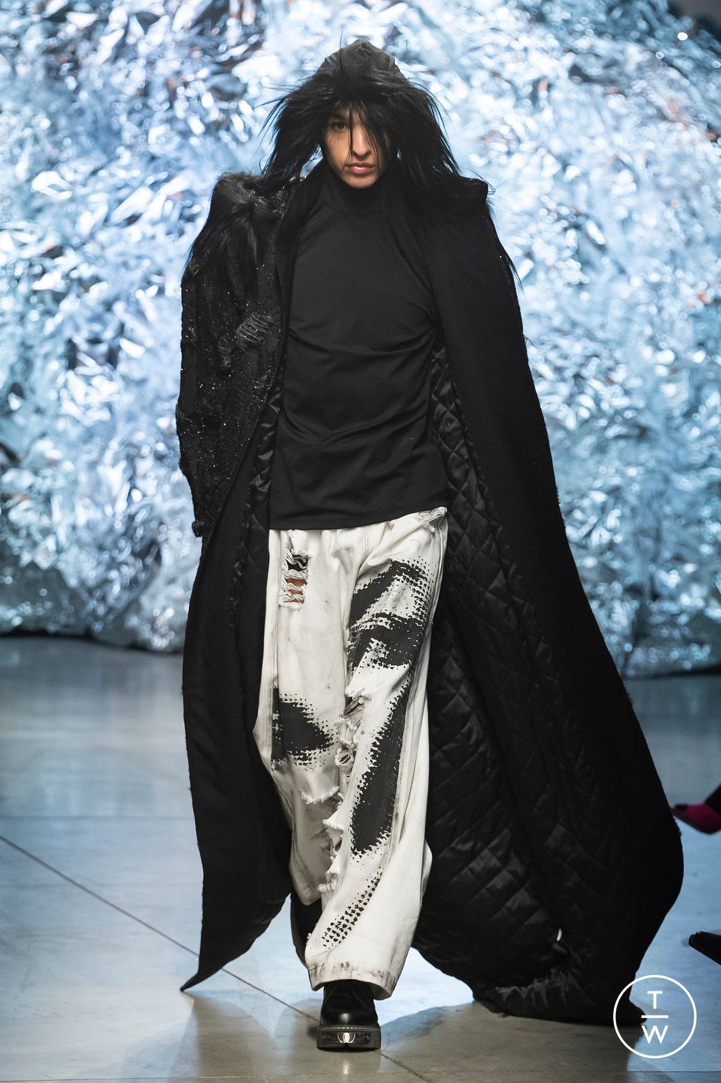 Fashion Week Milan Fall/Winter 2023 look 1 from the Annakiki collection womenswear