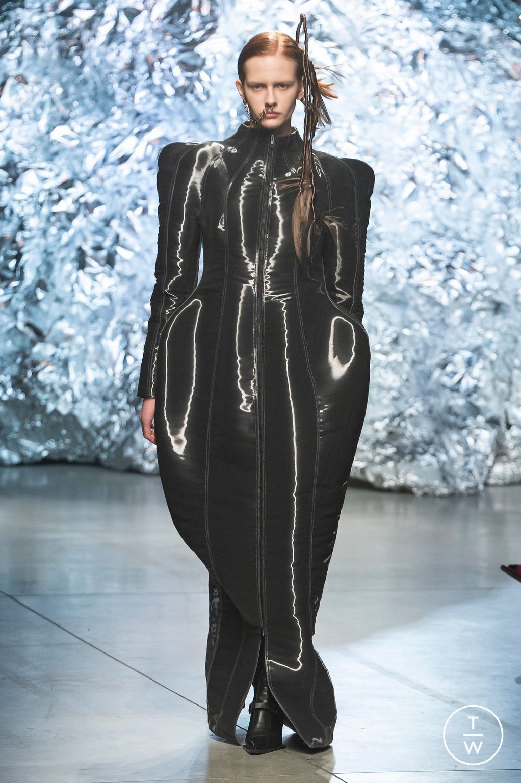 Fashion Week Milan Fall/Winter 2023 look 13 de la collection Annakiki womenswear