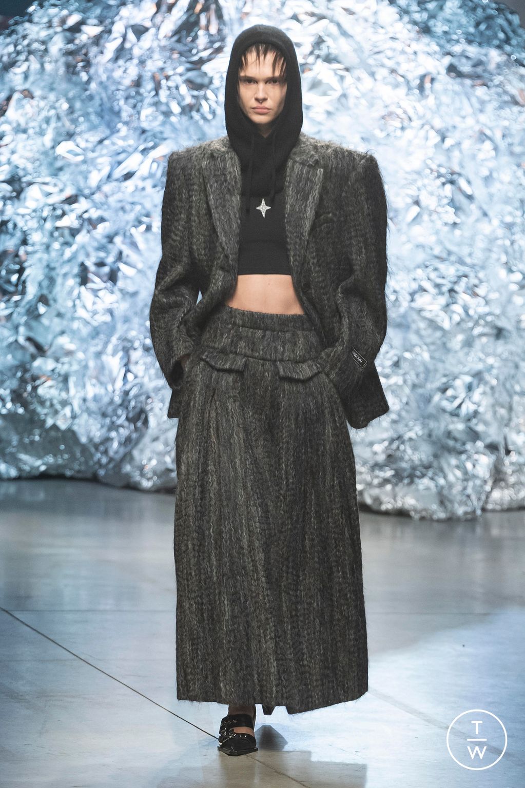 Fashion Week Milan Fall/Winter 2023 look 28 from the Annakiki collection womenswear