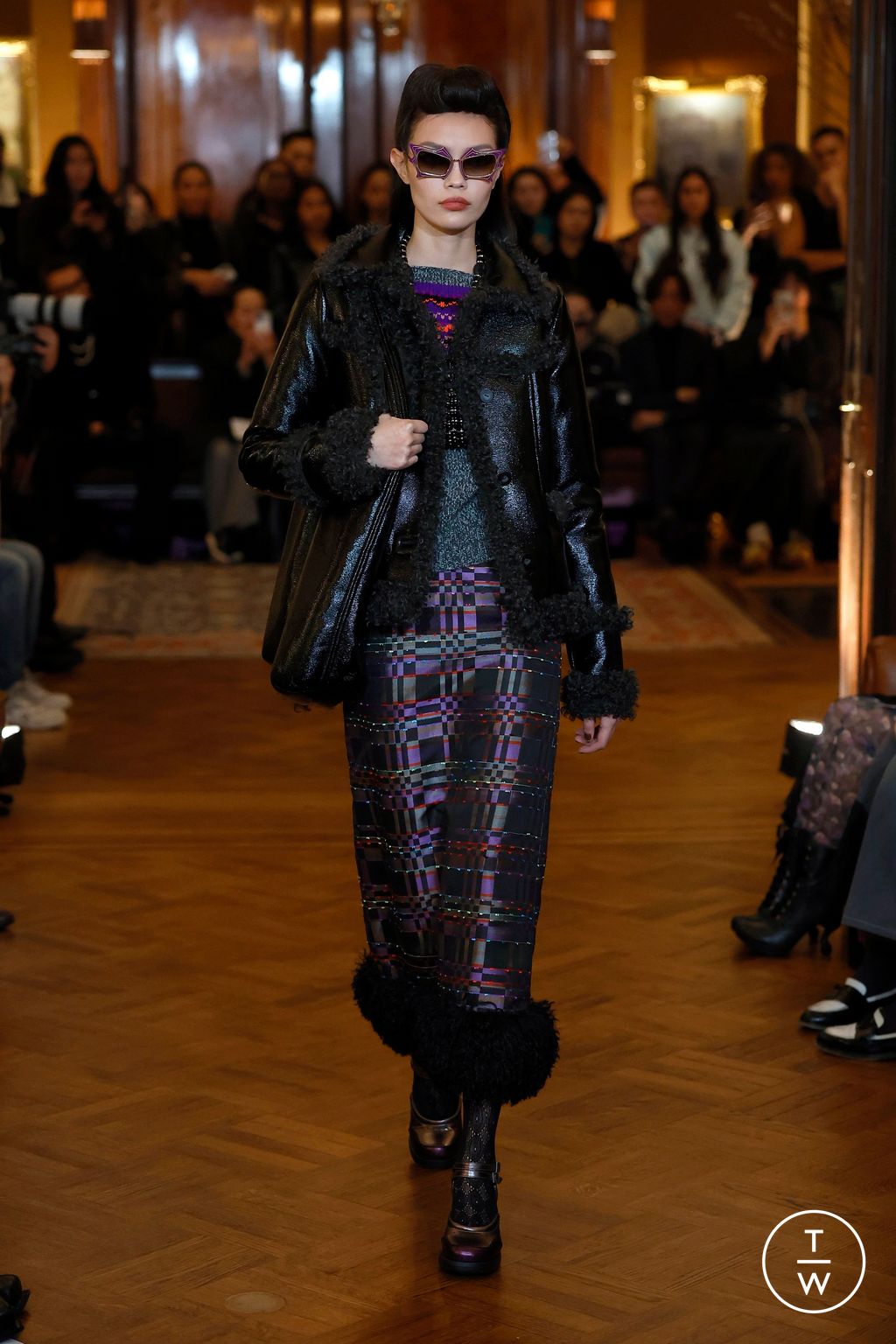 Fashion Week New York Fall/Winter 2025 look 23 de la collection Anna Sui womenswear