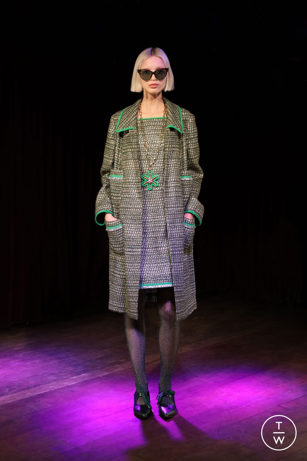Fashion Week New York Fall/Winter 2023 look 23 from the Anna Sui collection womenswear