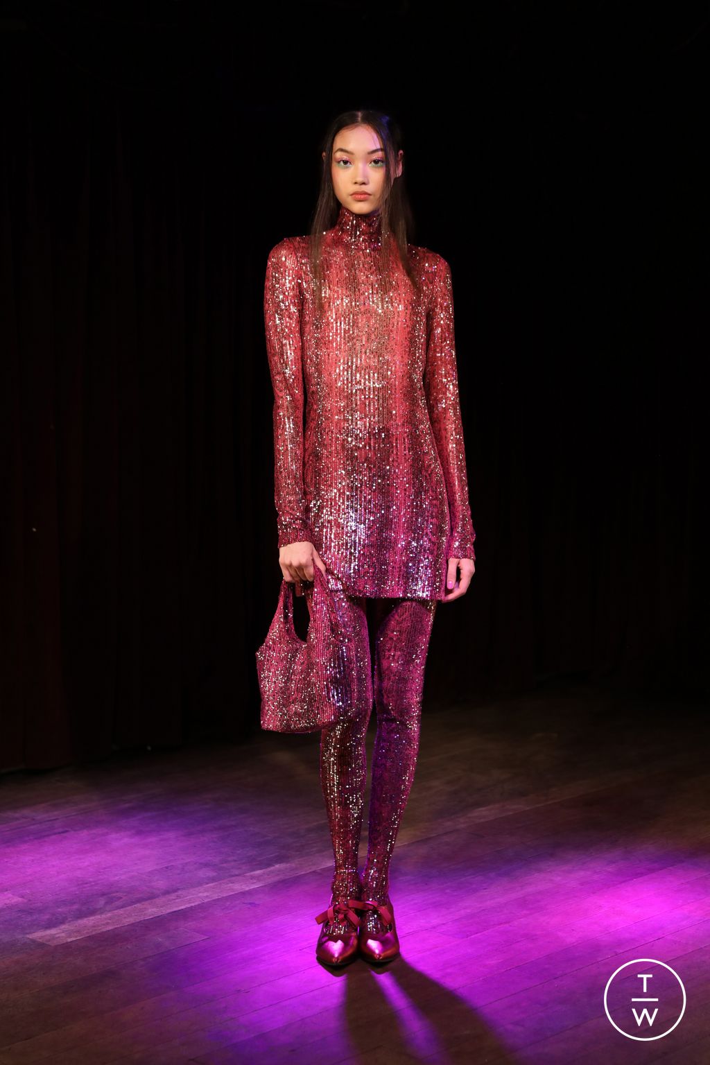 Fashion Week New York Fall/Winter 2023 look 24 de la collection Anna Sui womenswear