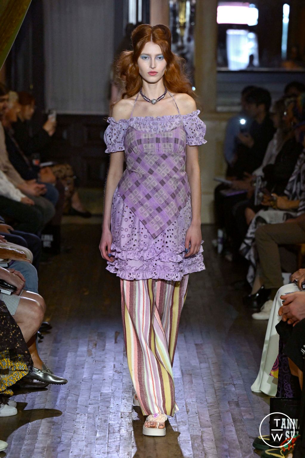 Fashion Week New York Spring/Summer 2026 look 17 from the Anna Sui collection womenswear