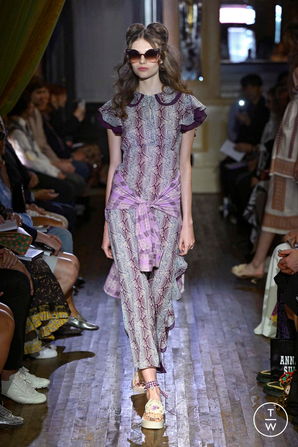 Fashion Week New York Spring/Summer 2026 look 19 from the Anna Sui collection womenswear