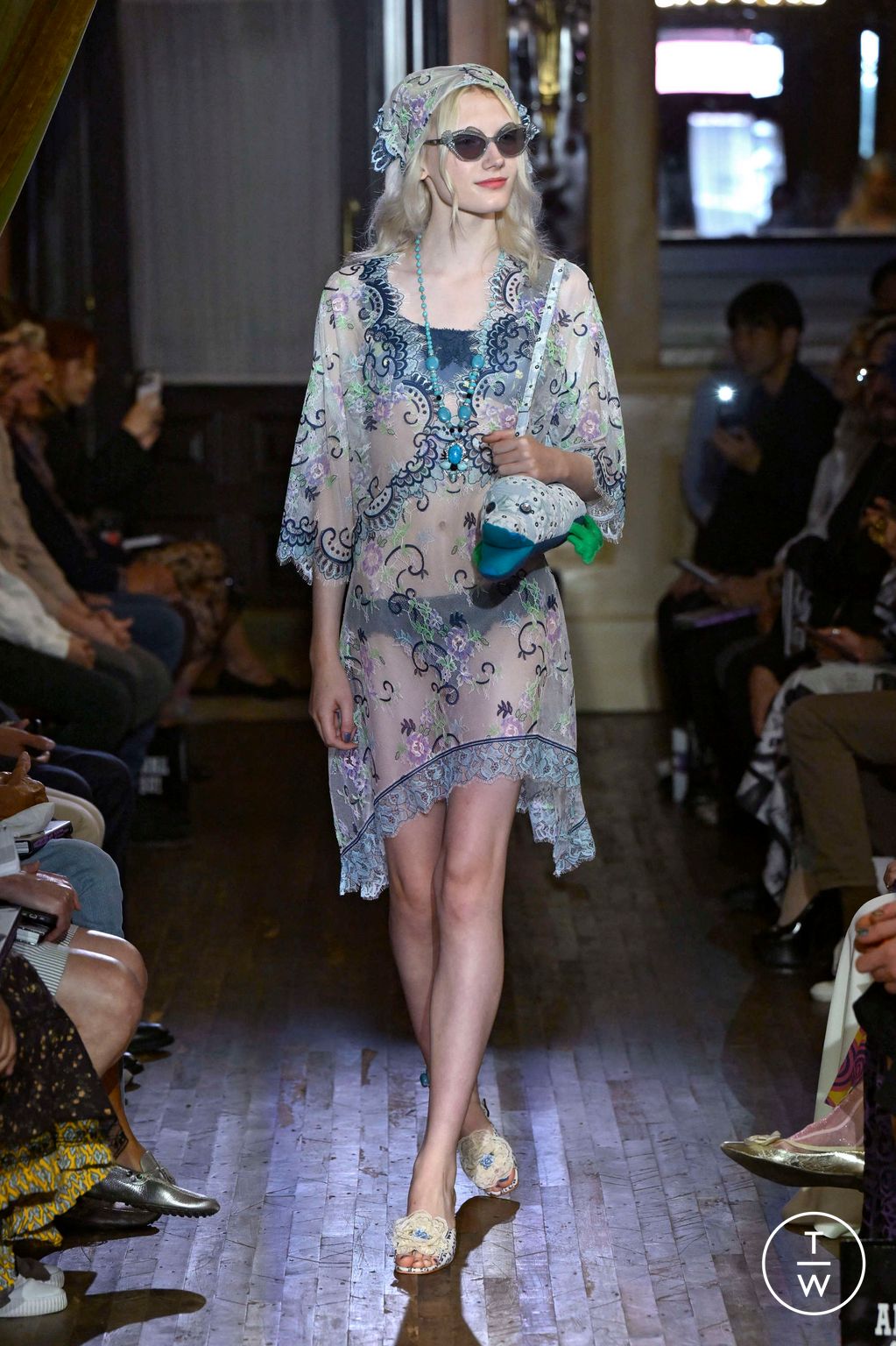 Fashion Week New York Spring/Summer 2026 look 35 from the Anna Sui collection womenswear