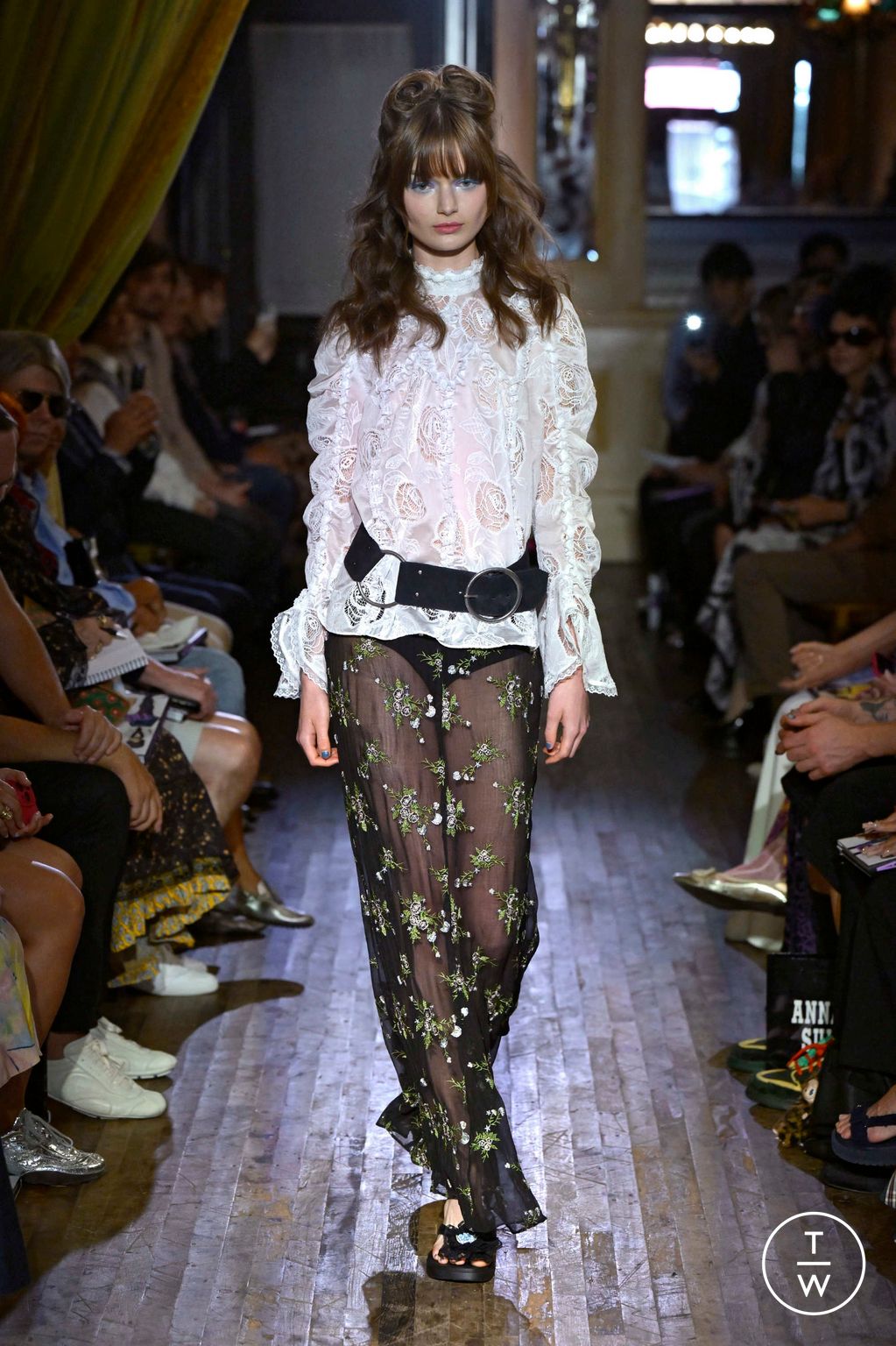 Fashion Week New York Spring/Summer 2026 look 45 from the Anna Sui collection womenswear