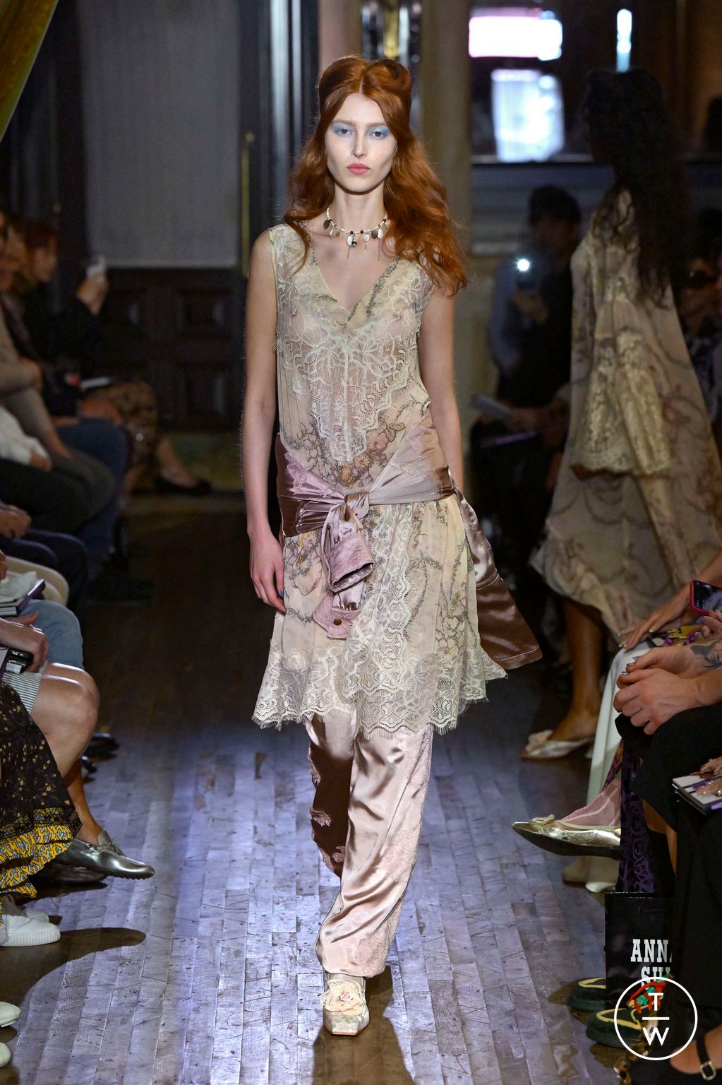Fashion Week New York Spring/Summer 2026 look 49 from the Anna Sui collection womenswear