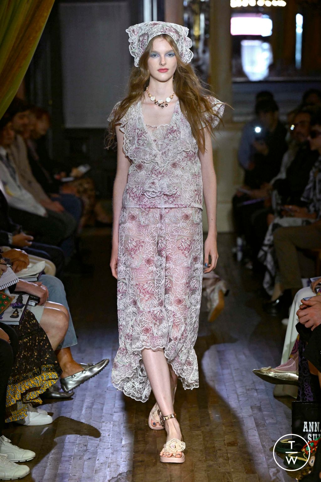 Fashion Week New York Spring/Summer 2026 look 53 from the Anna Sui collection womenswear