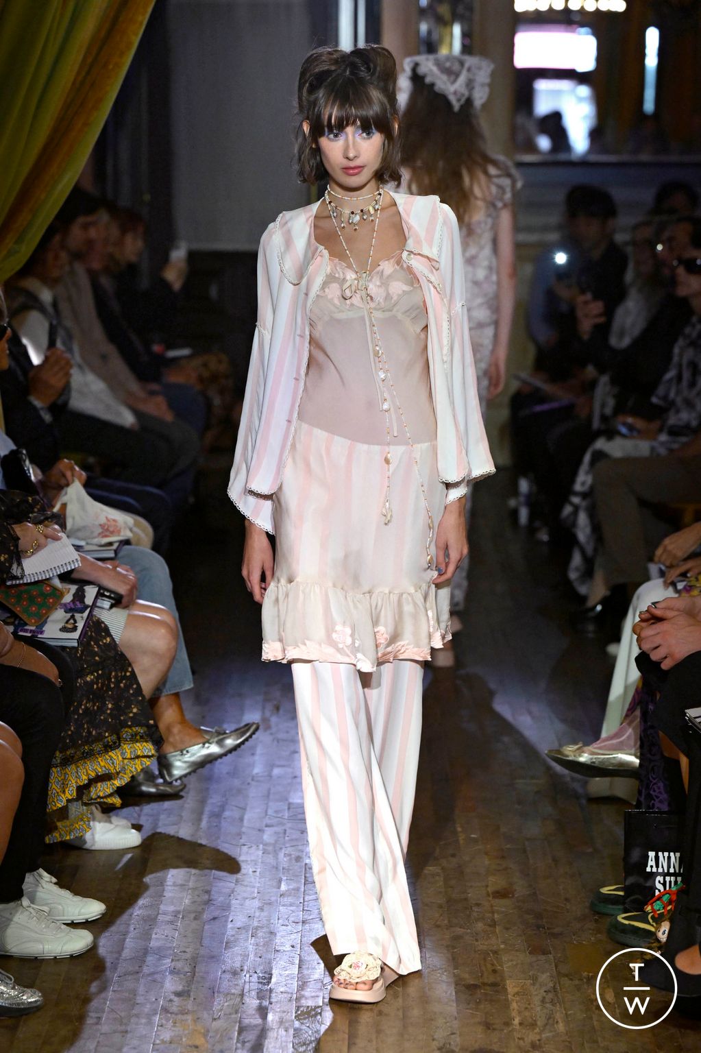 Fashion Week New York Spring/Summer 2026 look 57 from the Anna Sui collection womenswear