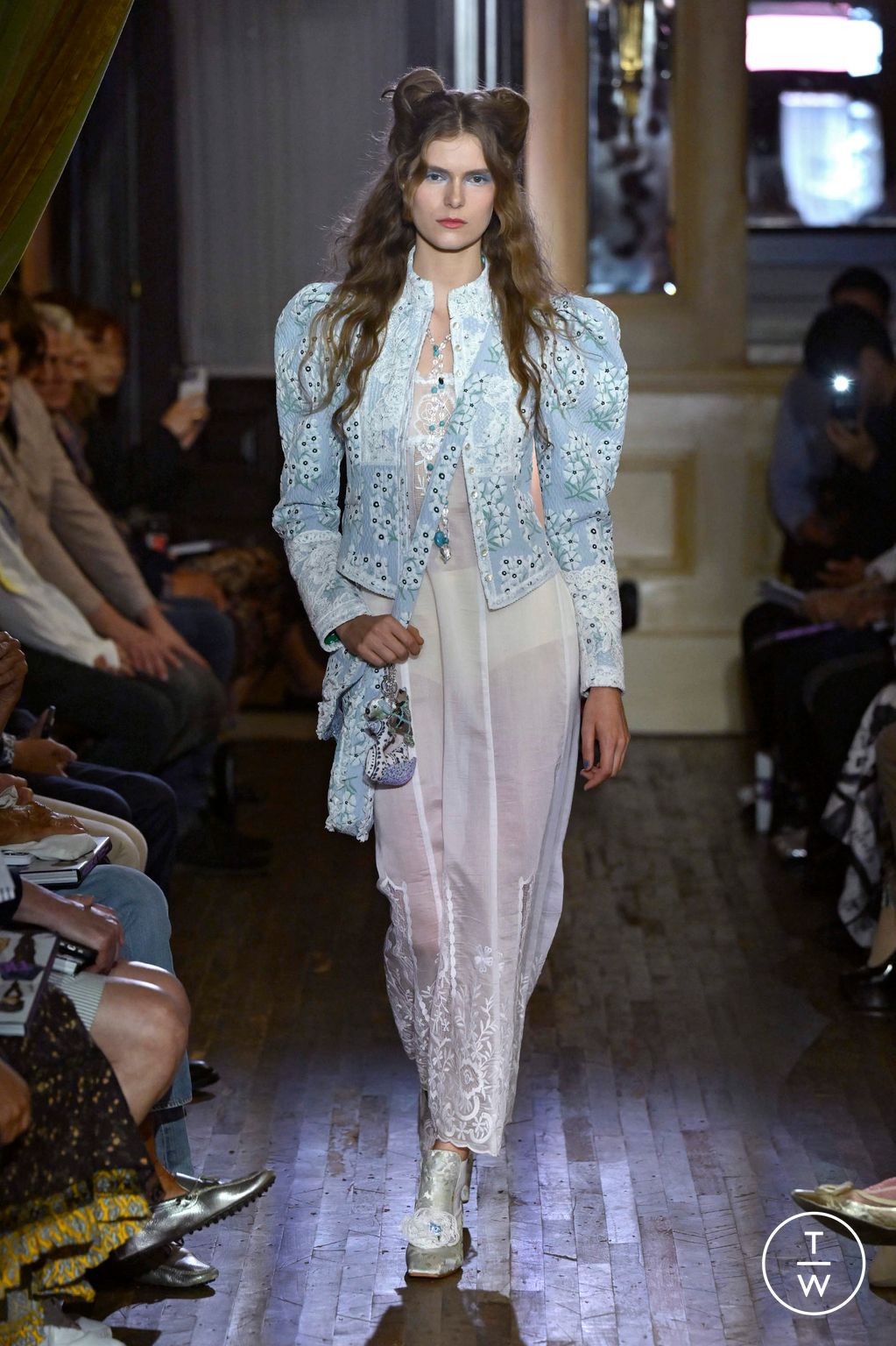 Fashion Week New York Spring/Summer 2026 look 65 from the Anna Sui collection womenswear