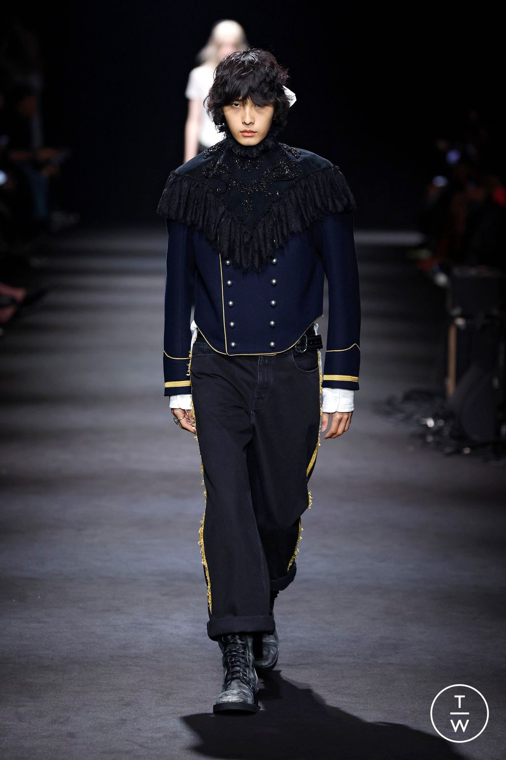 Fashion Week Paris Fall/Winter 2026 look 8 from the Ann Demeulemeester collection womenswear