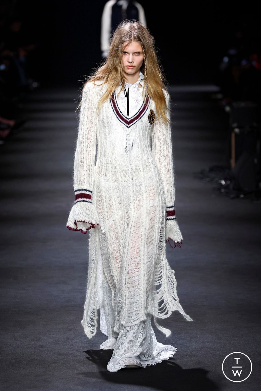 Fashion Week Paris Fall/Winter 2026 look 15 from the Ann Demeulemeester collection womenswear