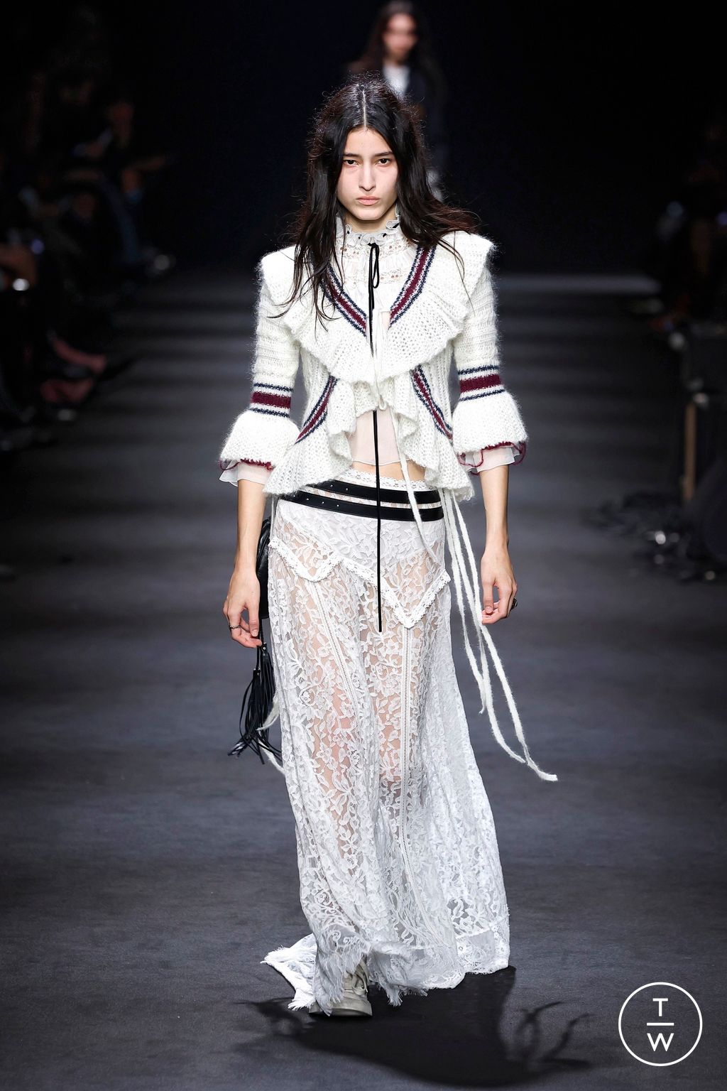Fashion Week Paris Fall/Winter 2026 look 17 from the Ann Demeulemeester collection 女装