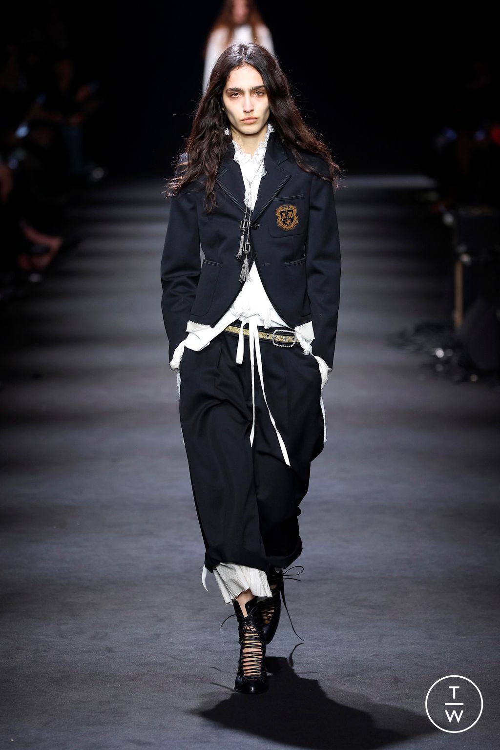 Fashion Week Paris Fall/Winter 2026 look 18 from the Ann Demeulemeester collection womenswear