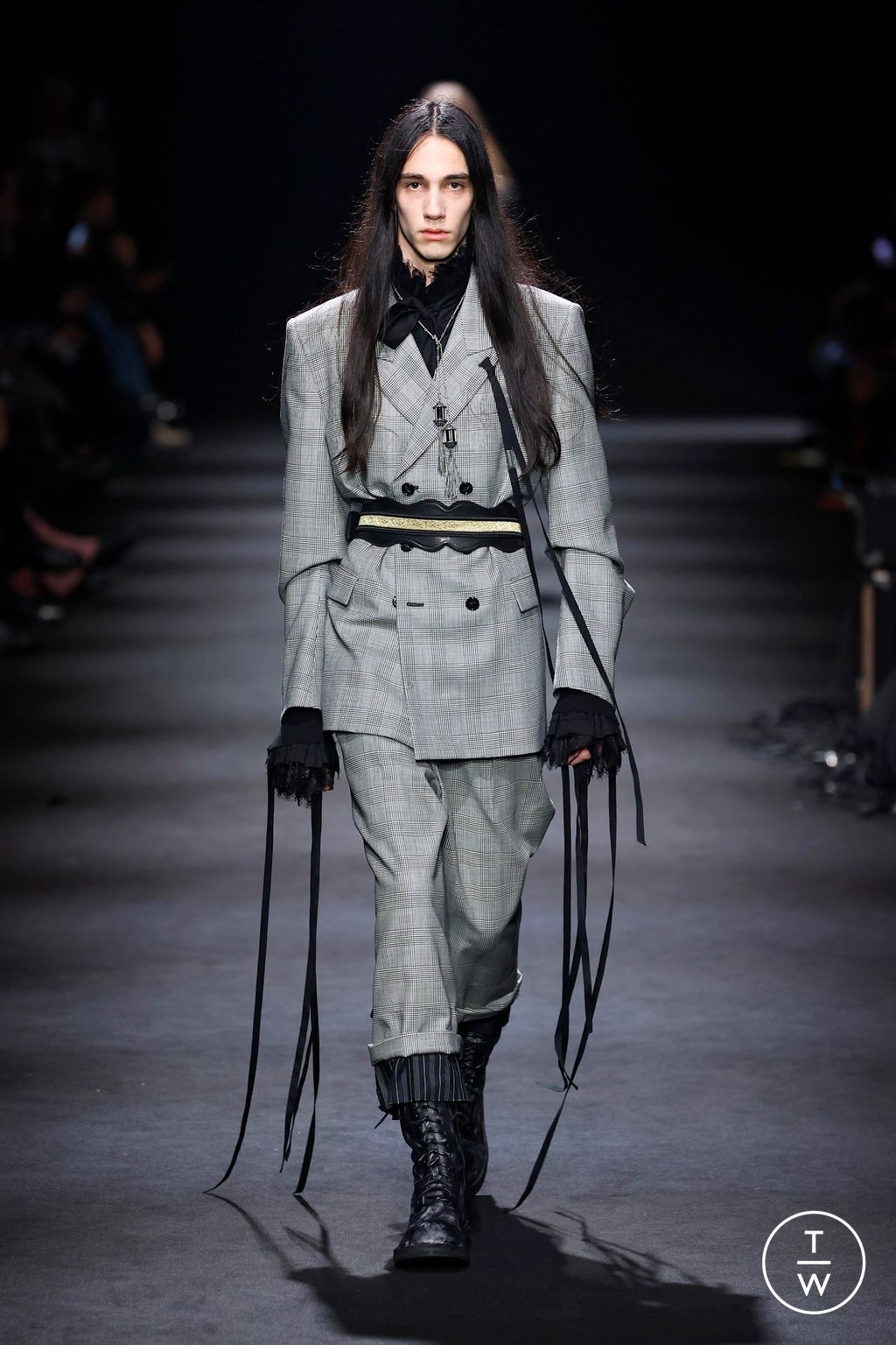 Fashion Week Paris Fall/Winter 2026 look 34 de la collection Ann Demeulemeester womenswear