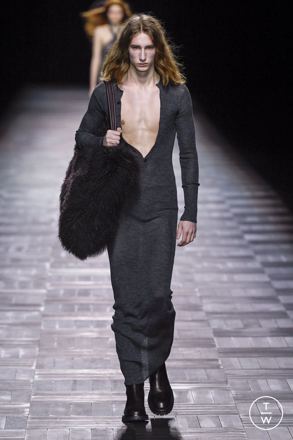 Fashion Week Paris Fall/Winter 2023 look 20 from the Ann Demeulemeester collection 女装