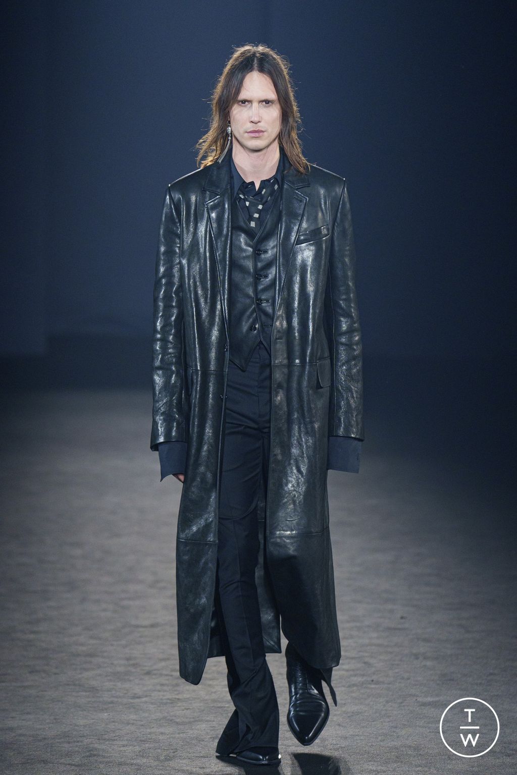 Fashion Week Paris Fall/Winter 2024 look 9 from the Ann Demeulemeester collection womenswear