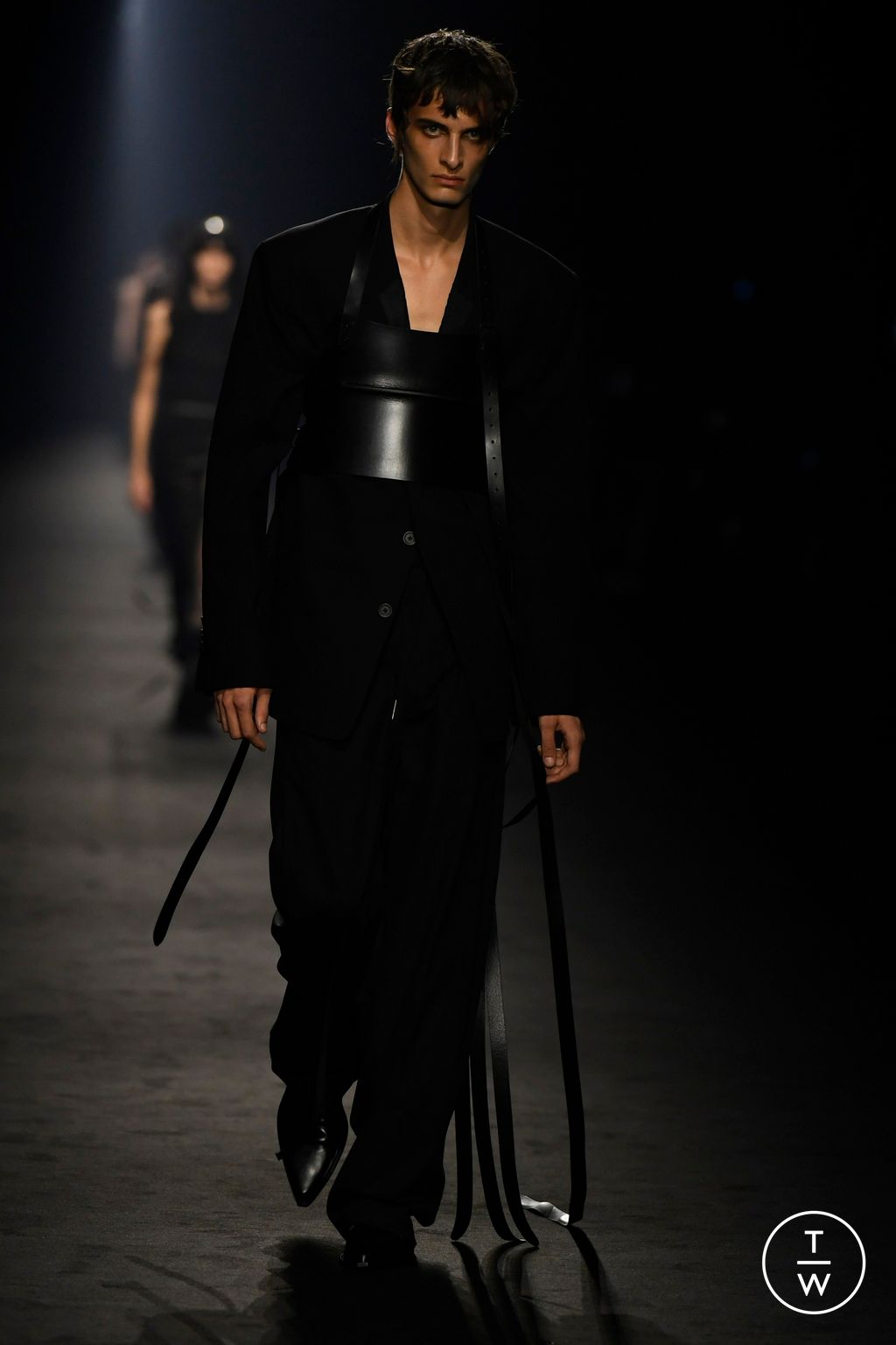 Fashion Week Paris Spring/Summer 2024 look 6 from the Ann Demeulemeester collection womenswear