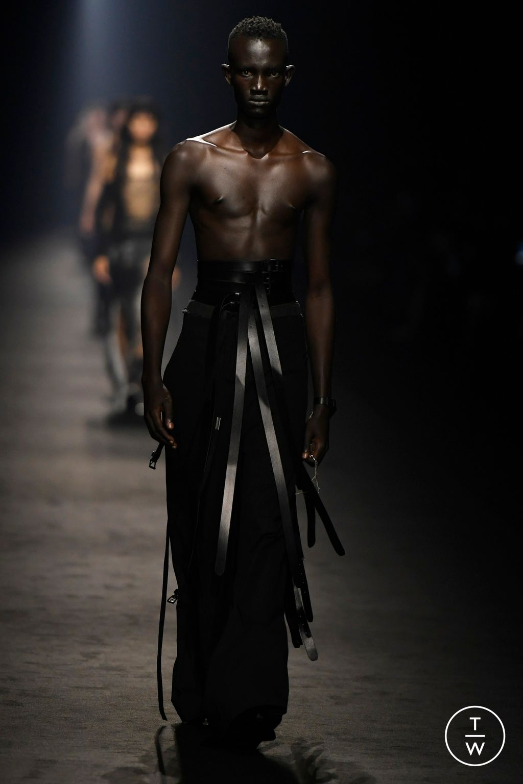 Fashion Week Paris Spring/Summer 2024 look 8 from the Ann Demeulemeester collection womenswear