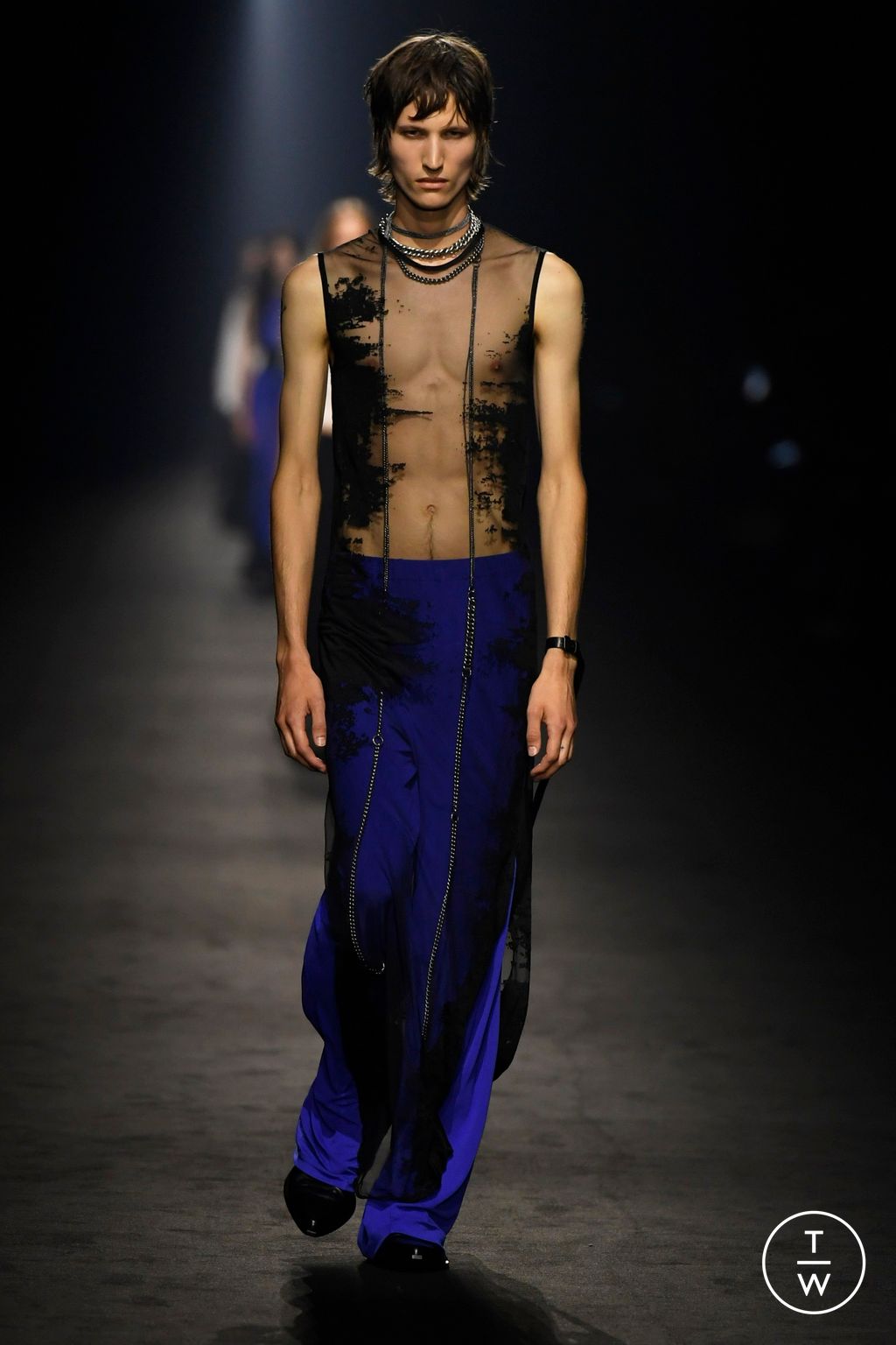 Fashion Week Paris Spring/Summer 2024 look 20 from the Ann Demeulemeester collection womenswear