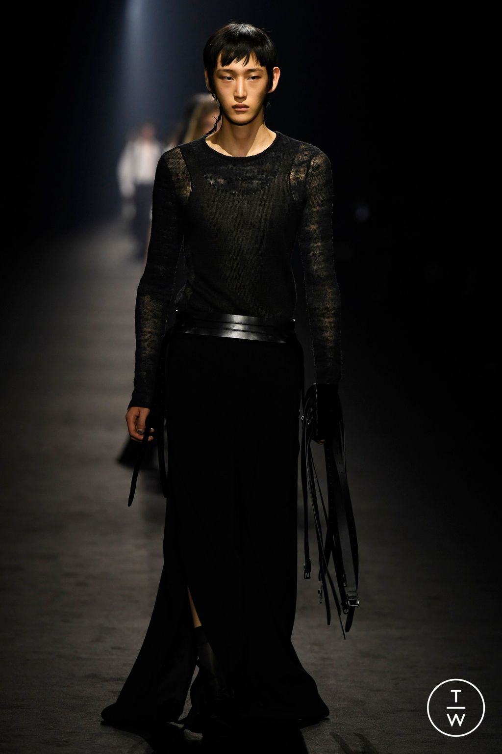 Fashion Week Paris Spring/Summer 2024 look 24 from the Ann Demeulemeester collection 女装
