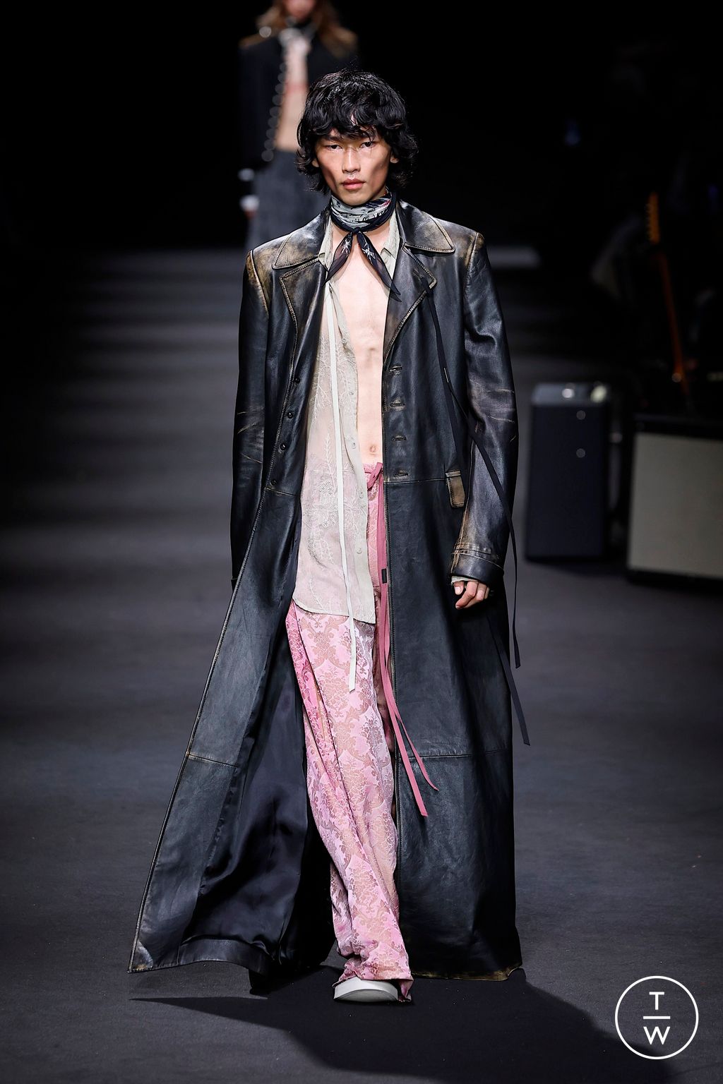 Fashion Week Paris Spring/Summer 2026 look 6 from the Ann Demeulemeester collection womenswear