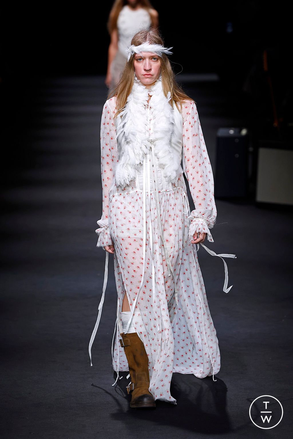 Fashion Week Paris Spring/Summer 2026 look 11 from the Ann Demeulemeester collection womenswear