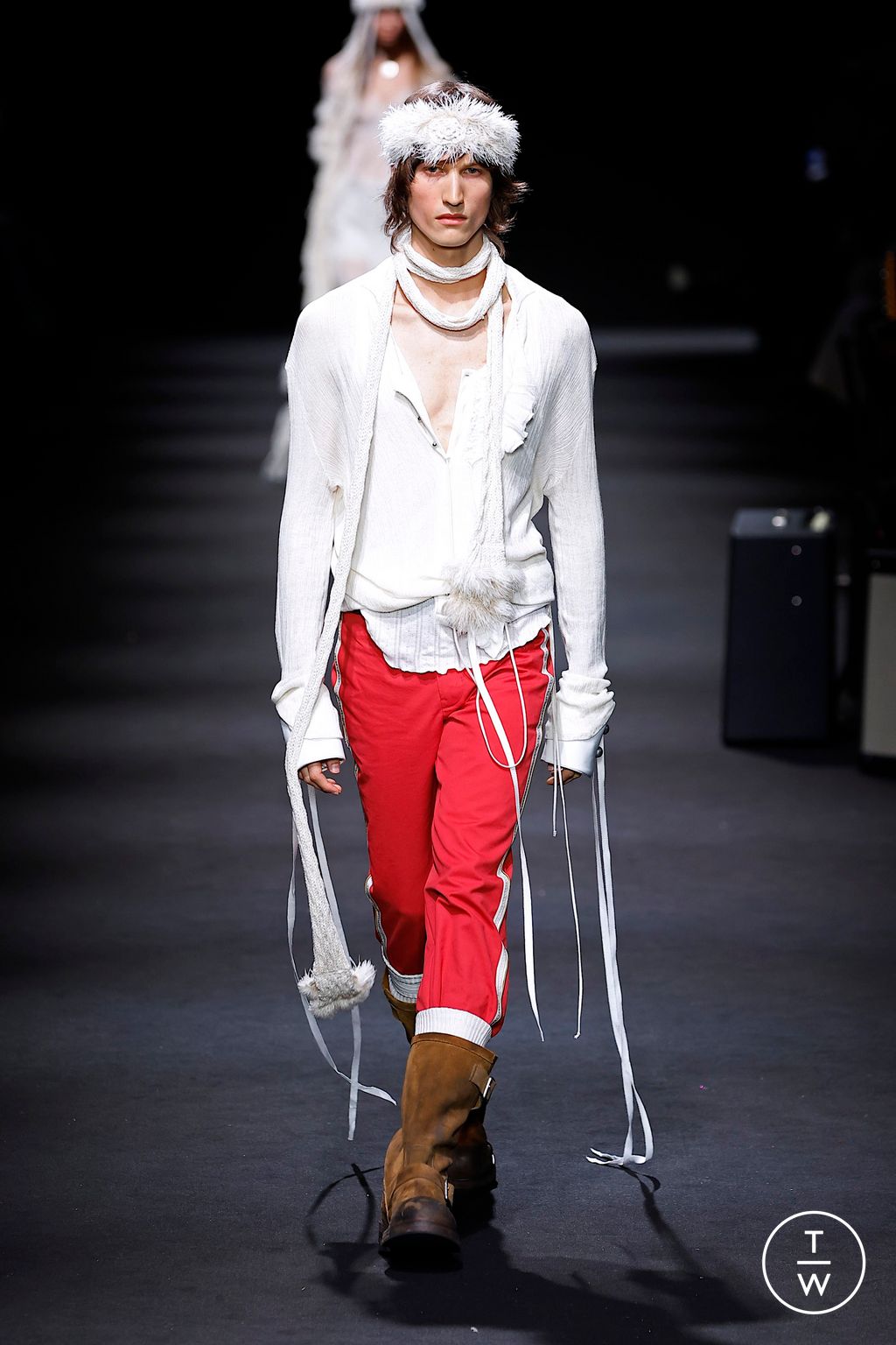 Fashion Week Paris Spring/Summer 2026 look 13 from the Ann Demeulemeester collection womenswear