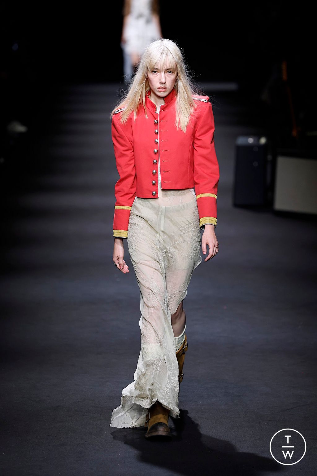 Fashion Week Paris Spring/Summer 2026 look 16 from the Ann Demeulemeester collection womenswear