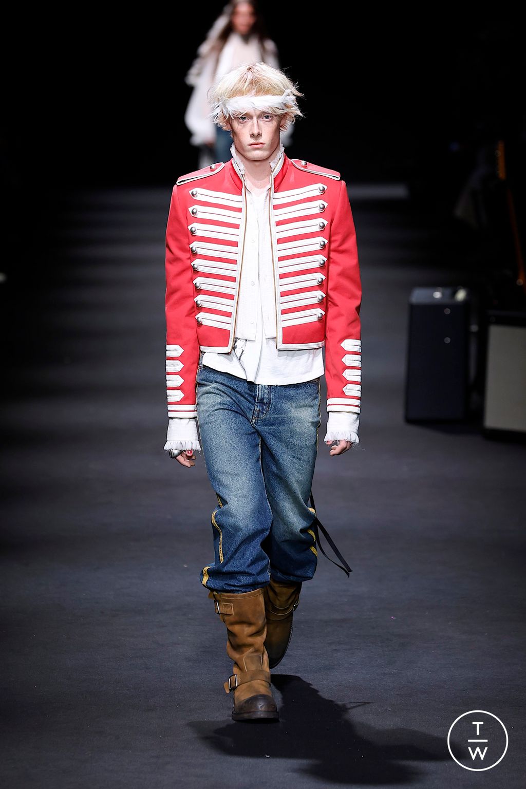 Fashion Week Paris Spring/Summer 2026 look 18 from the Ann Demeulemeester collection womenswear