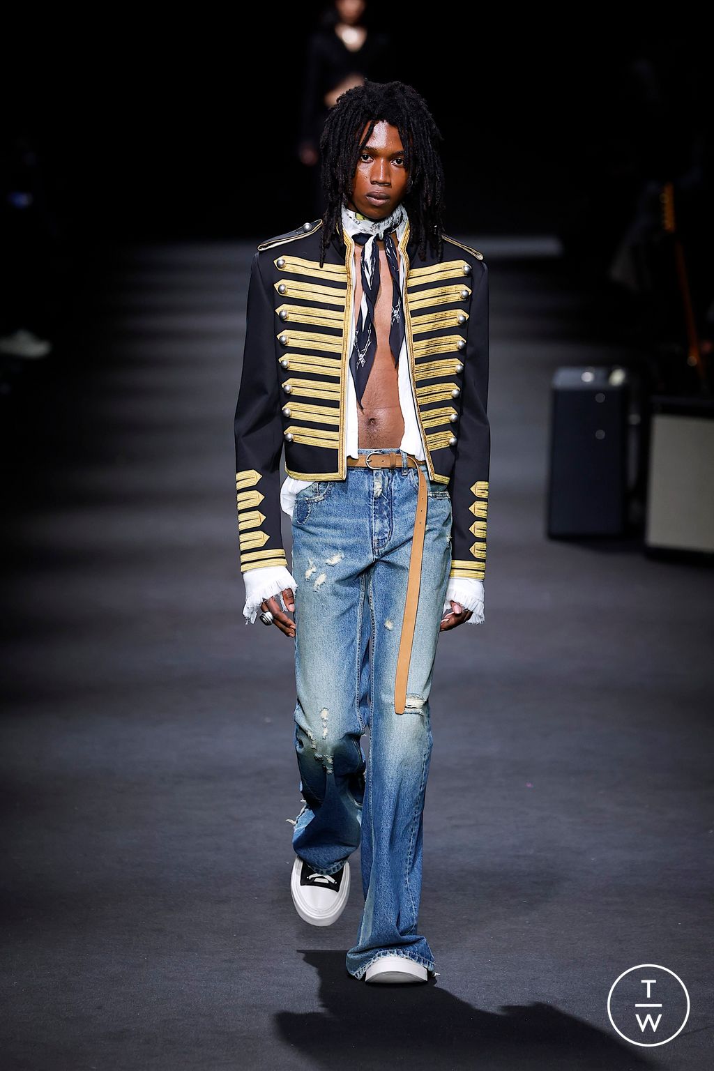 Fashion Week Paris Spring/Summer 2026 look 24 from the Ann Demeulemeester collection womenswear