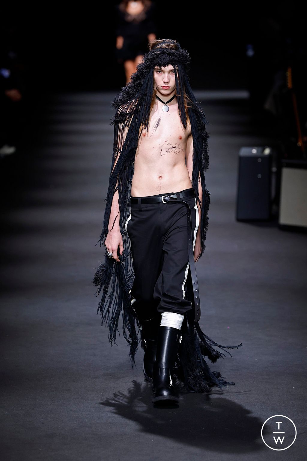 Fashion Week Paris Spring/Summer 2026 look 30 from the Ann Demeulemeester collection womenswear