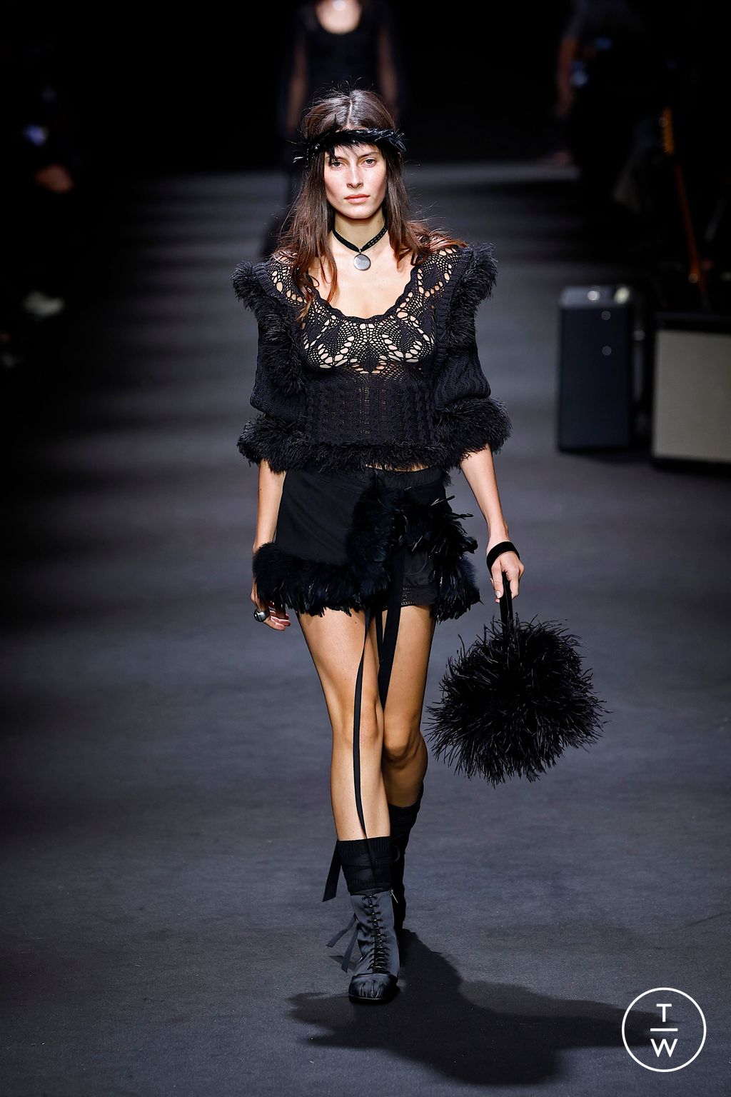 Fashion Week Paris Spring/Summer 2026 look 31 from the Ann Demeulemeester collection womenswear