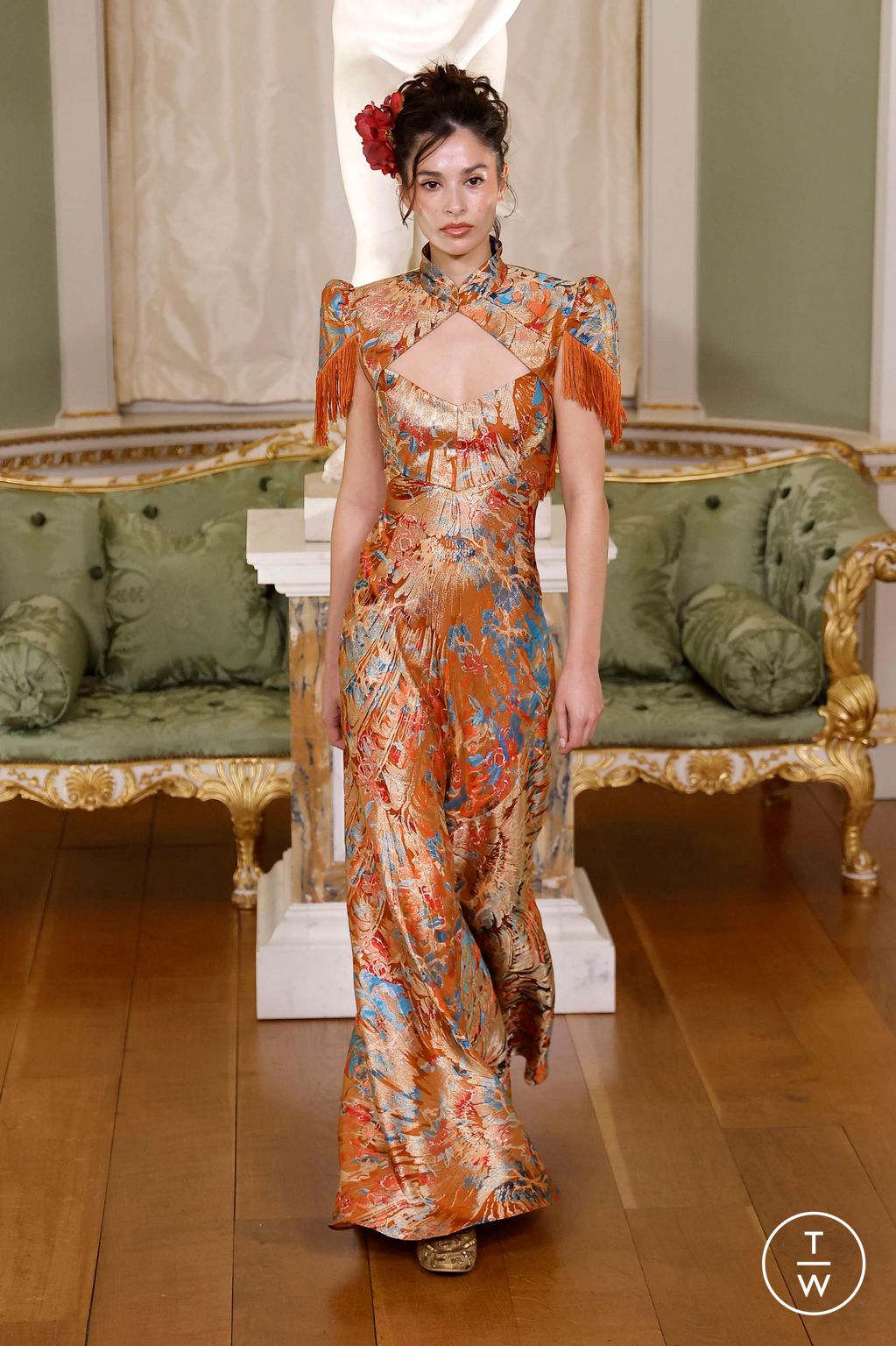 Fashion Week London Fall/Winter 2026 look 6 from the Annie's Ibiza collection womenswear