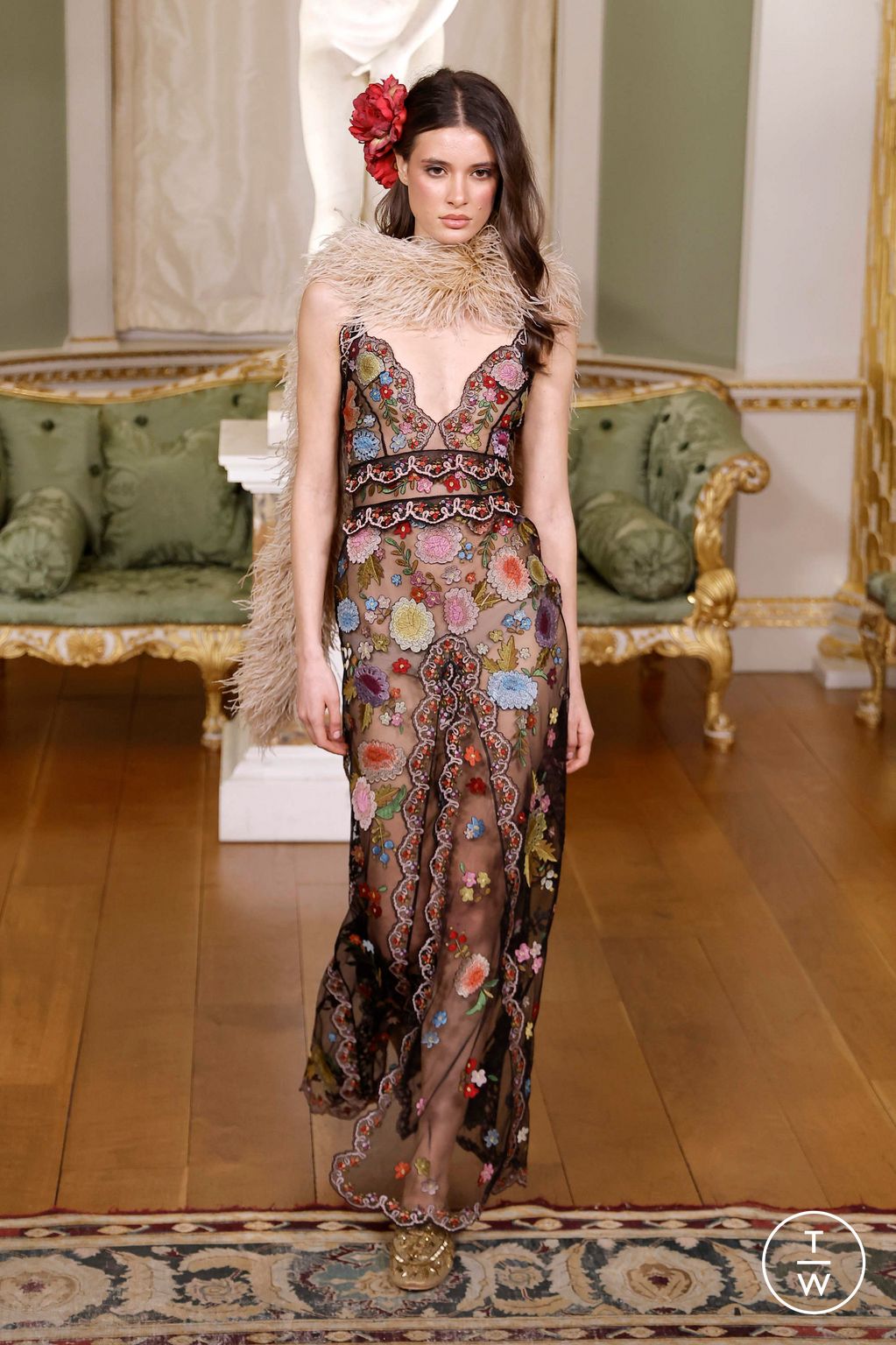 Fashion Week London Fall/Winter 2026 look 14 from the Annie's Ibiza collection womenswear