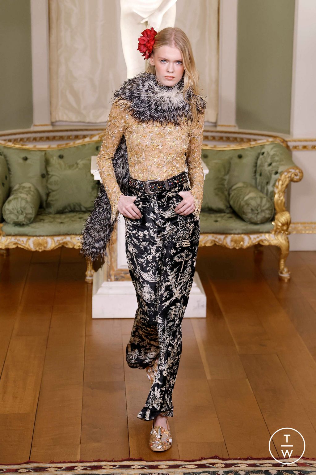 Fashion Week London Fall/Winter 2026 look 18 from the Annie's Ibiza collection womenswear